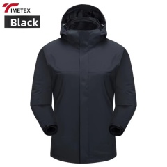 Men's Women's Waterproof Fleece Lining Winter Sports Jacket Breathable Climbing Skiing Removable Outer Layer Clinically Clothing