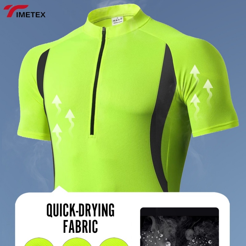 TIMETEX Customized  Cycling Jersey Latest Model Fast Delivery Low MOQ Recycled Fabric Sizes Customized Seamless Bike Breathable
