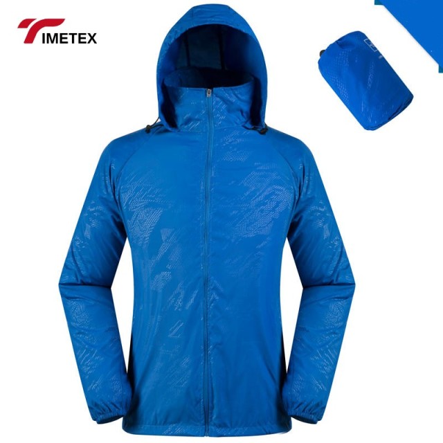 Windbreaker Jacket Custom Logo Summer Outdoor Light Jacket With Pockets Sports Light UV Protection Jacket
