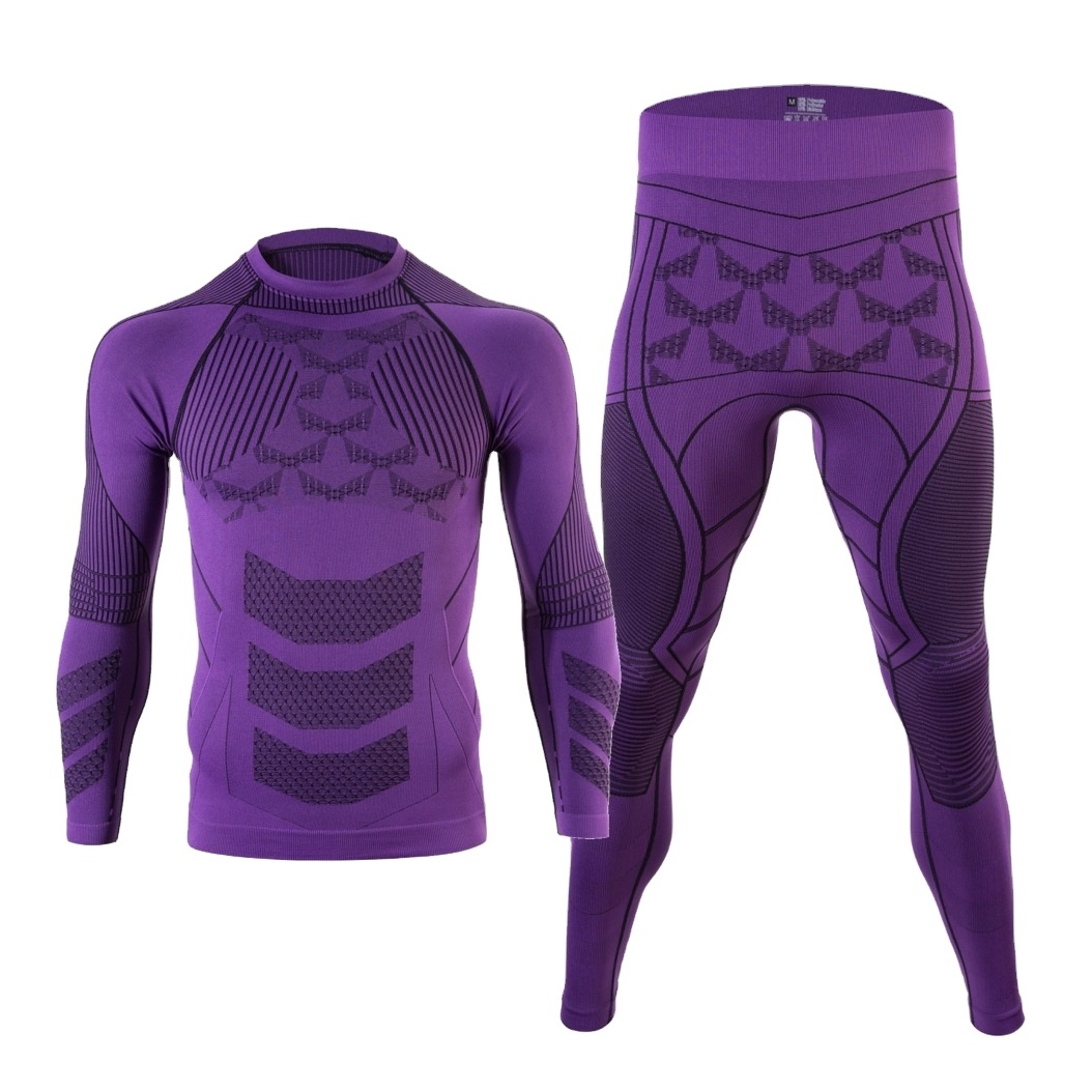 Spot Goods Men's and Women's Ski Underwear Set Quick Dry Functional Compression Set