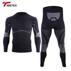 TIMETEX New Sports Compression Clothes Men's and Women's Quick Dry Running Cycling Skiing Underwear Set