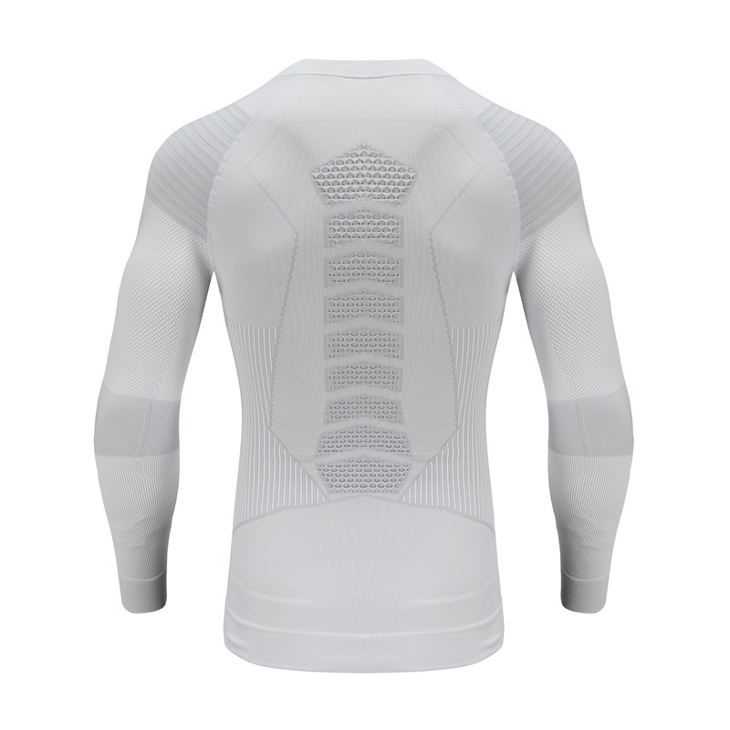 Winter Seamless Mens Compression Shirt Base Layer Ski Sports Set Thermal Underwear Quick Dry Warm Fitness Set