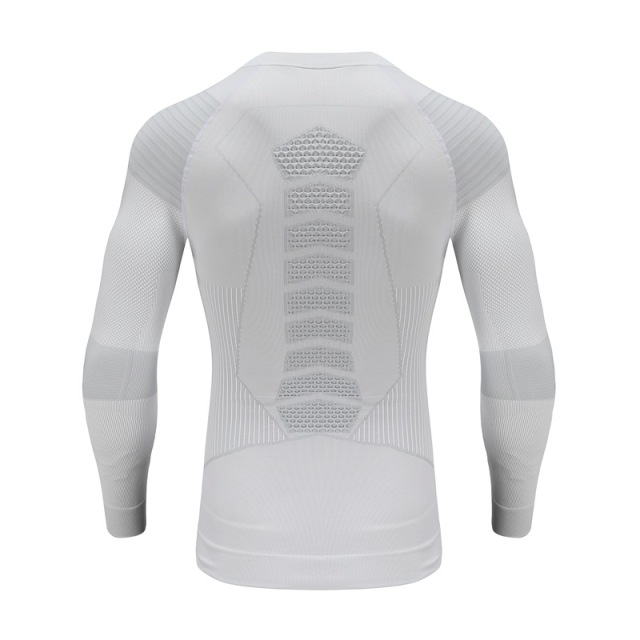 Winter Seamless Mens Compression Shirt Base Layer Ski Sports Set Thermal Underwear Quick Dry Warm Fitness Set