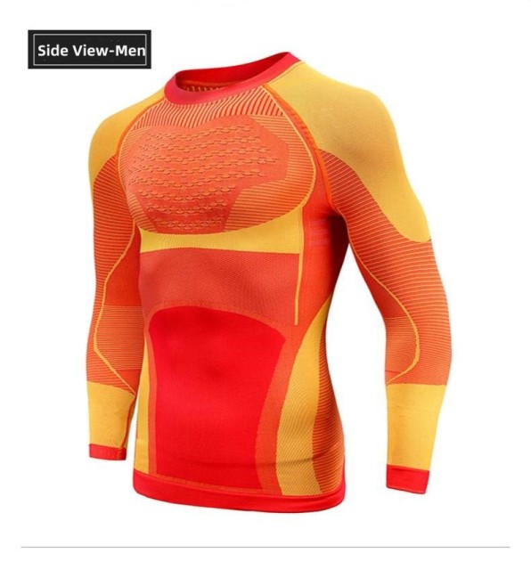 Unisex  Men and Women Thermo Ski Compression Base Layer Suit Quick Dry Long Sleeve Tight Base Layer Set