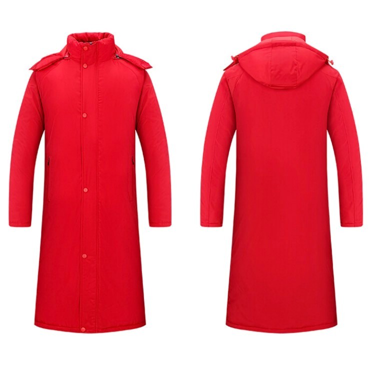 Wholesale Mens Parka Jackets Zipper Wear Keep Warm Mid Length Down Coat Heated Long Winter Coat for Men