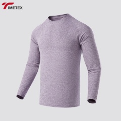 Custom Made Logo Printed Mens Gym Breathable Sport T-Shirt Slim-fit Long Sleeve Quick Dry Lightweight Windproof 3D Pattern