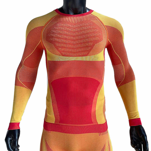 Unisex  Men and Women Thermo Ski Compression Base Layer Suit Quick Dry Long Sleeve Tight Base Layer Set