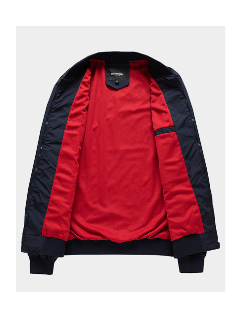 Men's Casual Light Baseball Flight Jacket Fashionable Cargo Design with Stand Collar for Spring Autumn Winter