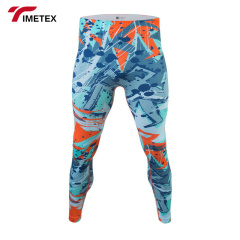TIMETEX Spot Goods Graffiti Series Compression Set Men's and Women's Ski Underwear Set Quick Dry Functional Compression Set