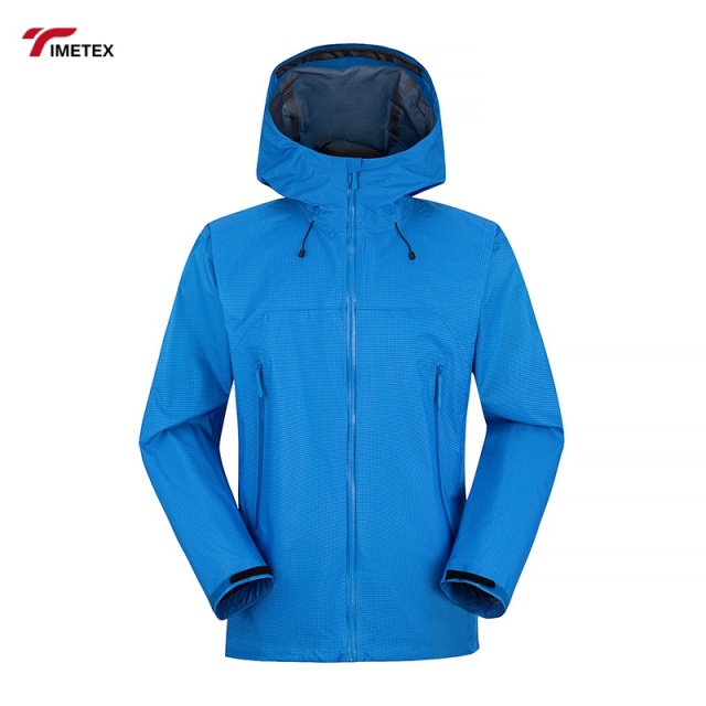 Men's Women's Outdoor Single-Layer Charge Waterproof Windproof Hiking Suit for Spring Camping Heat Sealing Adhesive Stand Autumn