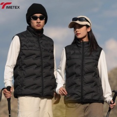TIMETEX Men's Windproof  Standing Collar Water-Resistant Waterproof Zippered Closure Padding for Autumn Winter Outdoor Sports