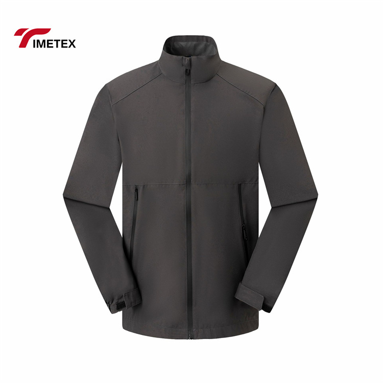 TIMETEX Stand Collar Jacket Custom Logo Uniform Jacket Waterproof  Windbreaker Jacket Unisex