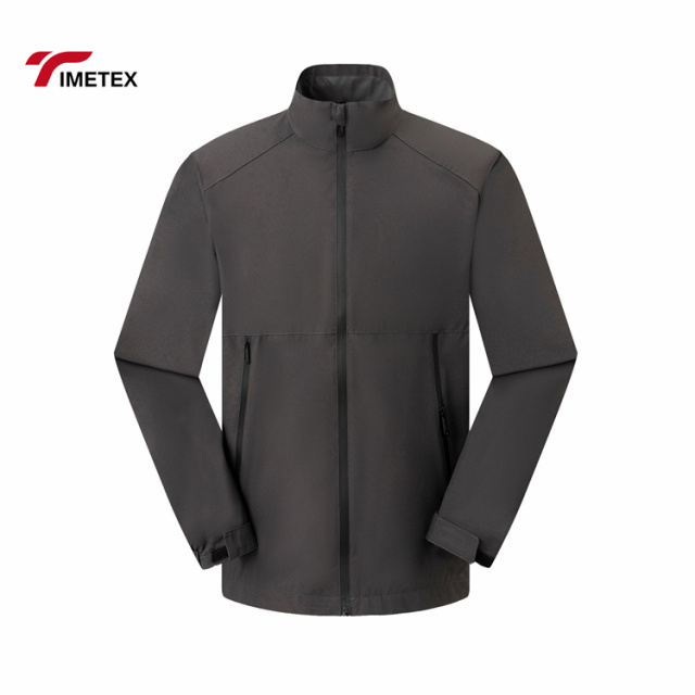 TIMETEX Stand Collar Jacket Custom Logo Uniform Jacket Waterproof  Windbreaker Jacket Unisex