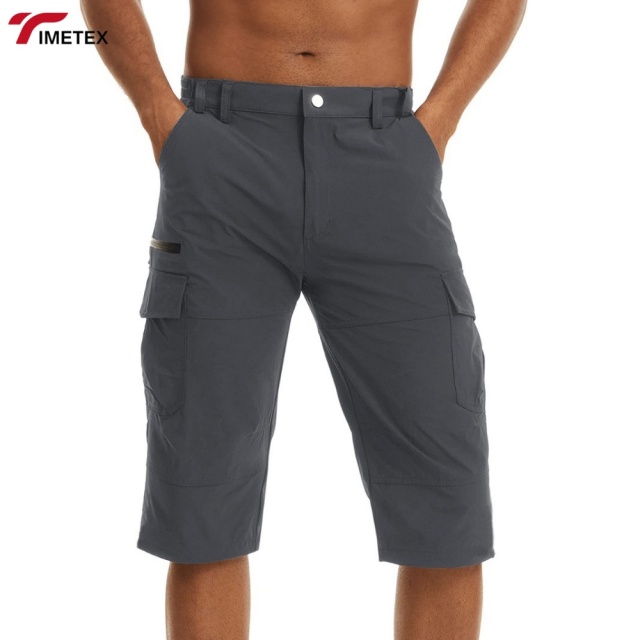 TIMETEX Men's Spandex Sweat Shorts for Summer Training Fitness Custom Logo Printed Casual Style Waterproof Feature
