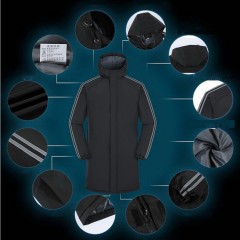 High Quality Winter Hooded Puffer Jackets for Men and Women Parka Jackets Waterproof and Cold Proof Long Jacket