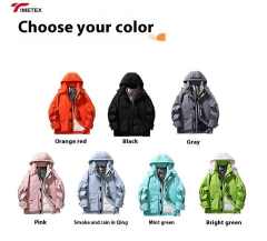 TIMETEX Women's Sun Protection Jacket Unisex Water-Resistant Outdoor Jacket for Sports and Climbing Couple-Style Sweatshirt