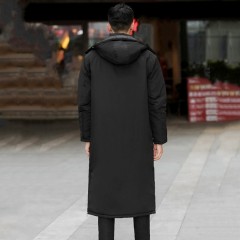 Wholesale Mens Parka Jackets Zipper Wear Keep Warm Mid Length Down Coat Heated Long Winter Coat for Men