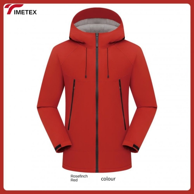 TIMETEX Best-Selling Women's Soft-Shell Windproof Jacket Outdoor Warm Thick Hiking Suit Sun Protection Custom Logo Work Uniforms