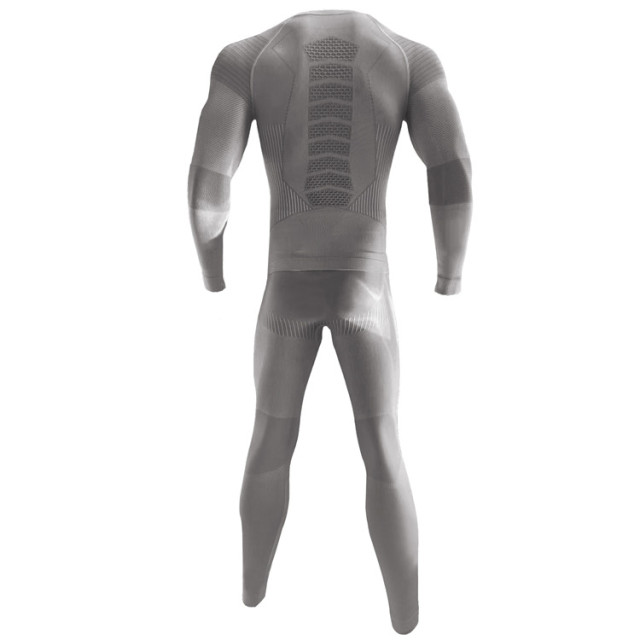 Winter Seamless Mens Compression Shirt Base Layer Ski Sports Set Thermal Underwear Quick Dry Warm Fitness Set