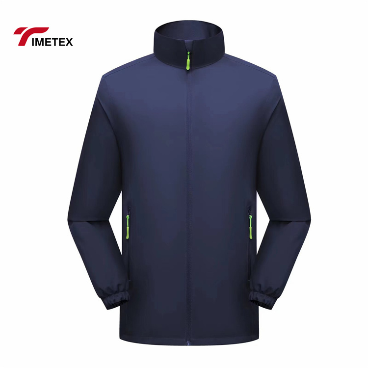 TIMETEX Stand Collar Jacket Custom Logo Uniform Jacket Waterproof  Windbreaker Jacket Unisex