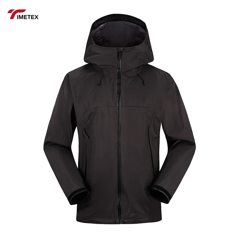 Men's Women's Outdoor Single-Layer Charge Waterproof Windproof Hiking Suit for Spring Camping Heat Sealing Adhesive Stand Autumn