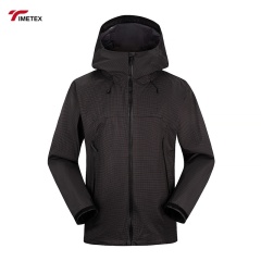 Men's Women's Outdoor Single-Layer Charge Waterproof Windproof Hiking Suit for Spring Camping Heat Sealing Adhesive Stand Autumn