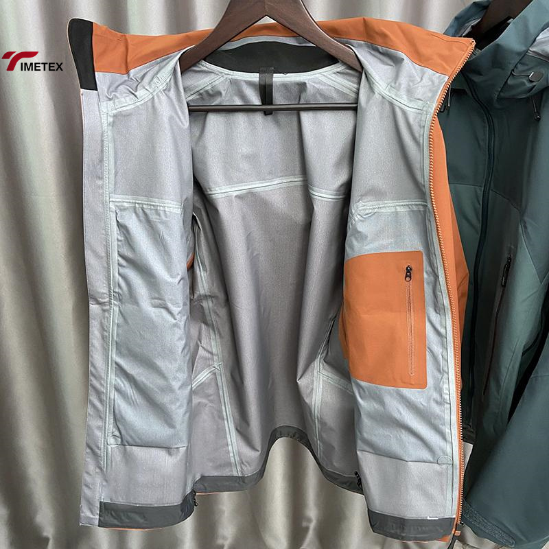 TIMETEX Outdoor High-end Waterproof Jackets Breathable Single-layer Windbreaker Jacket With Hoodie