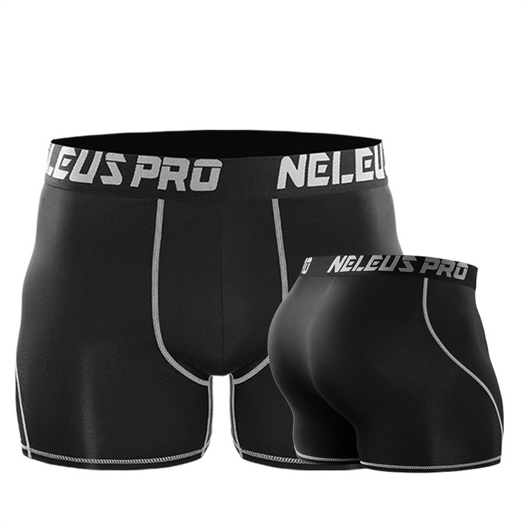 Wholesale Custom Men Compression Shorts Sports Gym Training  Quick Dry Tights Shorts Men