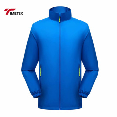 TIMETEX Stand Collar Jacket Custom Logo Uniform Jacket Waterproof  Windbreaker Jacket Unisex