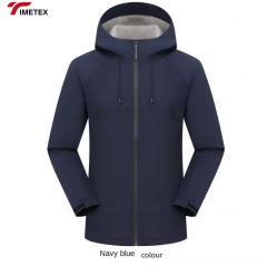 TIMETEX Custom Hiking Jacket Waterproof  Breathable Windbreaker Coat Outdoor High Quality Hard Shell Jacket With Hooded Full