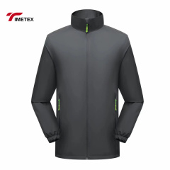 TIMETEX Hooded Jacket Custom Logo Uniform Jacket Waterproof  Windbreaker Jacket Unisex
