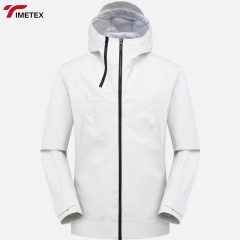 TIMETEX Unisex Hard Shell Outdoor Jacket Water-Resistant and Lightweight  Collar with Zipper Closure Windproof