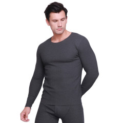 Best Selling Round Neck Cotton Heated Thermal Underwear for Men Winter Stretch Thermal Underwear Suit