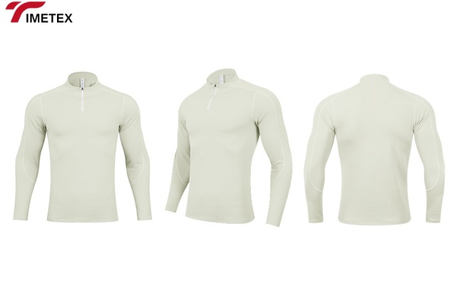 TIMETEX Wholesale Women's Active Workout Fitness Tshirts Long Sleeve Quarter Zip Shirts Custom Logo Canvas Sports Active Wear