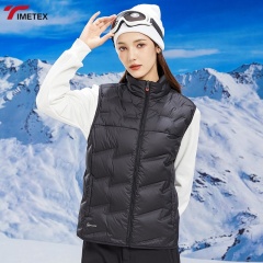 TIMETEX Men's Windproof  Standing Collar Water-Resistant Waterproof Zippered Closure Padding for Autumn Winter Outdoor Sports