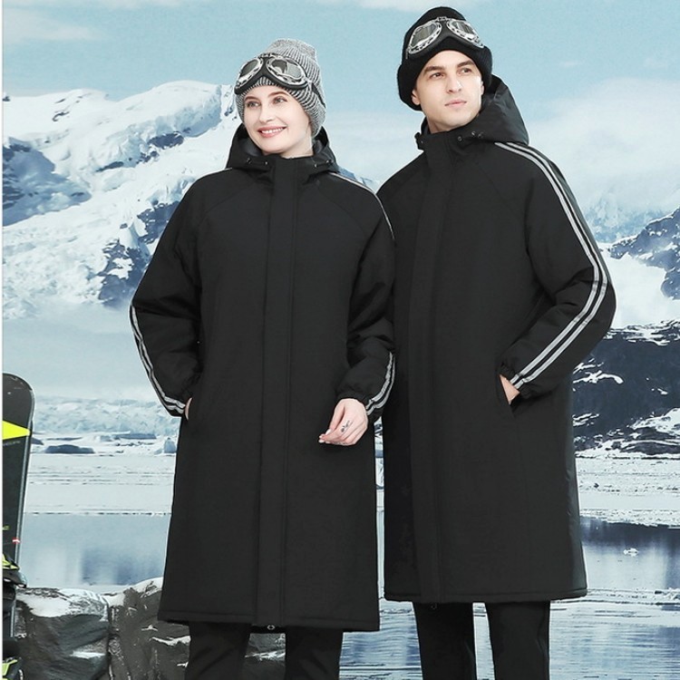 High Quality Winter Hooded Puffer Jackets for Men and Women Parka Jackets Waterproof and Cold Proof Long Jacket