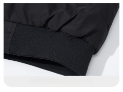 Custom Logo Men's and Women's Baseball Flight Jacket with Stand Collar Windproof Waterproof Thick Cotton for Winter Plus Size
