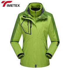 TIMETEX Outdoor Jacket 3pcs Set for Couples Windproof Jacket Outdoor Waterproof Jacket Mountaineering Suit