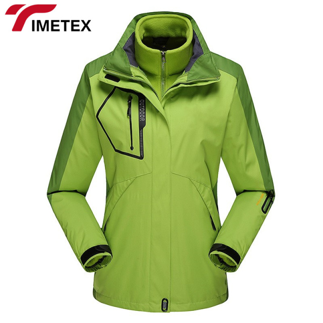 TIMETEX Outdoor Jacket 3pcs Set for Couples Windproof Jacket Outdoor Waterproof Jacket Mountaineering Suit