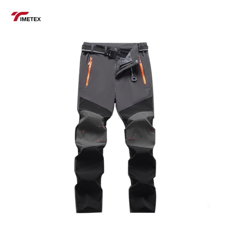 Unisex Lightweight Convertible Hiking Pants Softshell Stretch Polyester Construction Trousers Plus Size Trekking Clothing