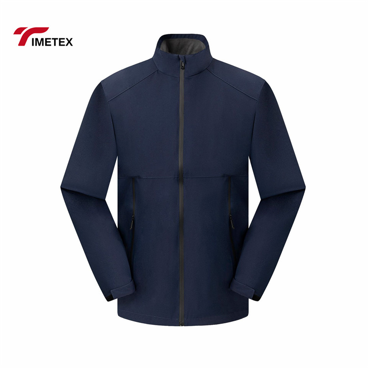 TIMETEX Hooded Jacket Custom Logo Uniform Jacket Waterproof  Windbreaker Jacket Unisex