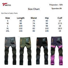 OEM Garment Manufacture Softshell Pants Windproof Waterproof Breathable Outdoor Hiking Men's Trousers Winter Fleece Pants