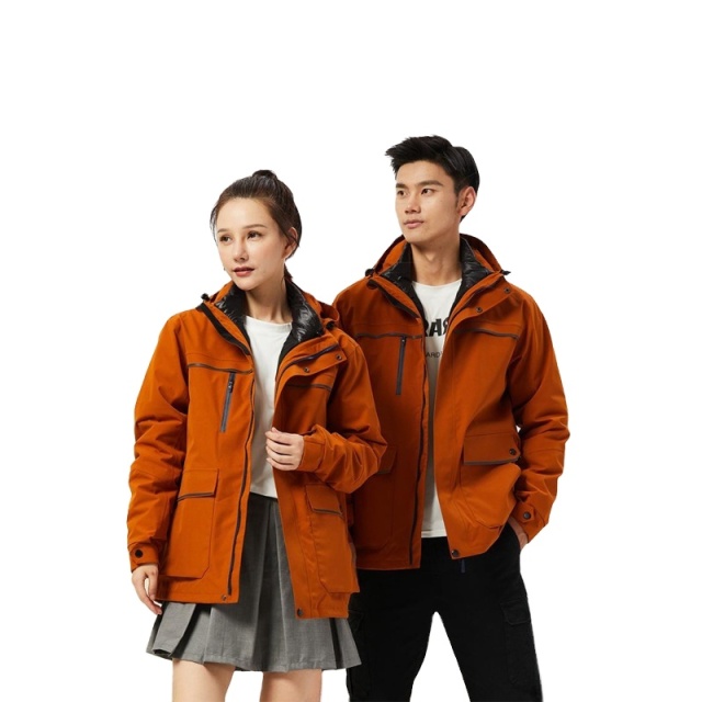 TIMETEX High Quality 2 in 1 Outdoor Down Jacket for Men and Women Waterproof Sports Jacket