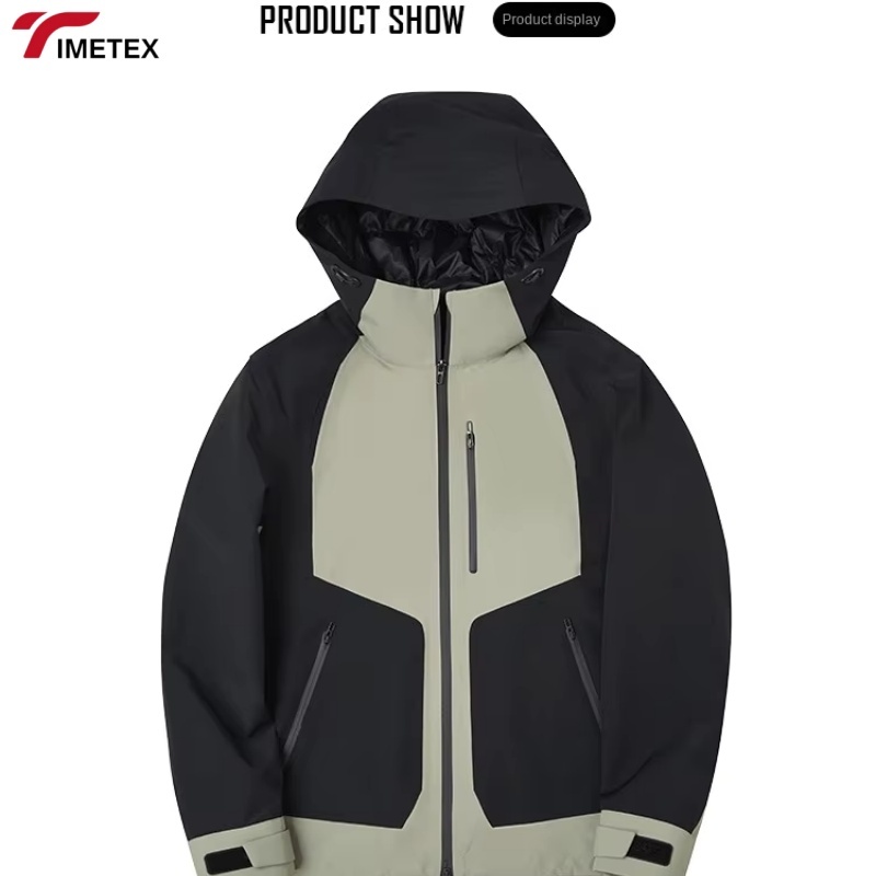 TIMETEX Customizable Logo Printed Three-in-One Jacket Waterproof Windproof Warm Detachable Liner for Men Women for Outdoor