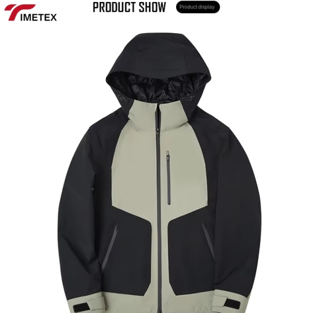 TIMETEX Customizable Logo Printed Three-in-One Jacket Waterproof Windproof Warm Detachable Liner for Men Women for Outdoor
