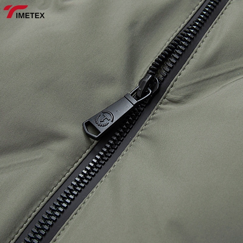 TIMETEX Autumn Winter Vest 90% White Duck Warm Sleeveless Collar Thickened Outer Zipper Logo Casual for Young Business