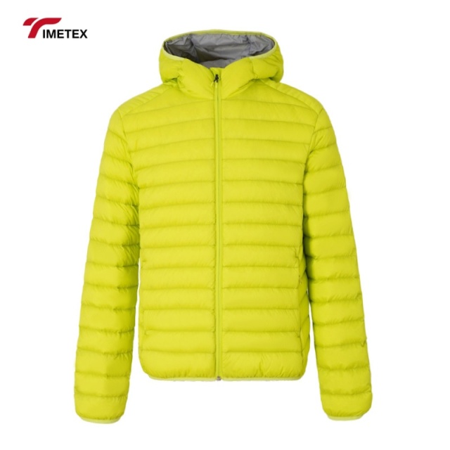 TIMETEX Light Padded Knitted Soccer Winter Jacket with Zipper Closure Hood Casual Feather Jackets for Men and Kids Soccer Wear