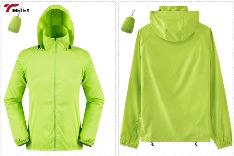 Windbreaker Jacket Custom Logo Summer Outdoor Light Jacket With Pockets Sports Light UV Protection Jacket