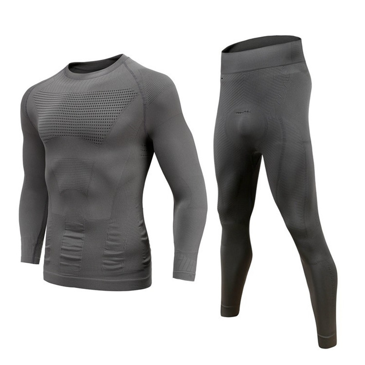 TIMETEX Custom Outdoor Cycling Rock Climbing Ski Wear Breathable Warmth Fitness Long Sleeved Compression Base Layer Wear Sets