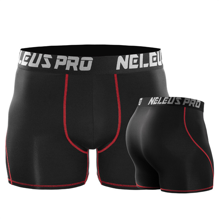 Wholesale Custom Men Compression Shorts Sports Gym Training  Quick Dry Tights Shorts Men